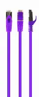 Picture of Gembird S/FTP Cat. 6A LSZH patch cord purple, 1 m PP6A-LSZHCU-V-1M