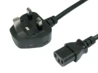 Picture of TapeCom UK 3-Pin > C13 Power Cord 1.8m   JL-49A/JL-38C
