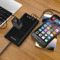 Picture of TapeCom USB Power Strip TP-FA4U6K 2M, 4-Port USB and 6 Sockets with surge