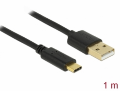 Picture of Delock 83600 USB 2.0 Type-A male > USB Type-C 2.0 male 1m