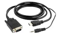 Picture of Gembird HDMI to VGA + Audio adapt. Cable A-HDMI-VGA-03-10