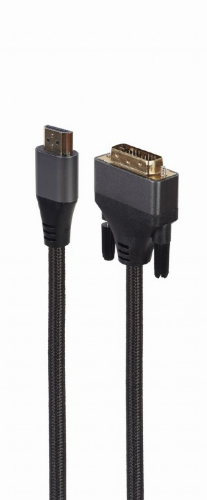 Picture of Gembird 4K HDMI to DVI Cable Premium Series 1.8m CC-HDMI-DVI-4K-6