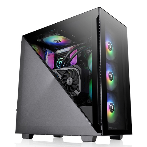 Picture of Thermaltake Divider 300 TG ARGB Mid Tower Chassis Black
