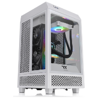 Picture of Thermaltake The Tower 100 White SPCC Tempered Glass*3 CA-1R3-00S6WN-00