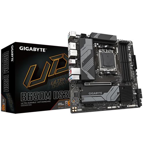 Picture of Gigabyte B650M DS3H G10 Micro ATX Motherboard B650M DS3H G10