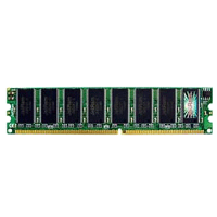Picture of Transcend 1GB JM DDR 400 U-DIMM 2Rx8