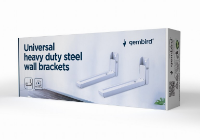 Picture of Gembird Universal heavy duty steel wall brackets 30 kg, white WM-U30-01-W