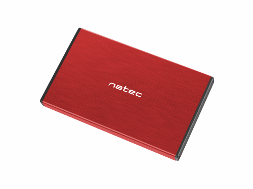 Picture of Natec External HDD/Ssd Encloser Rhino Go Sata 2.5" USB Red NKZ-1279