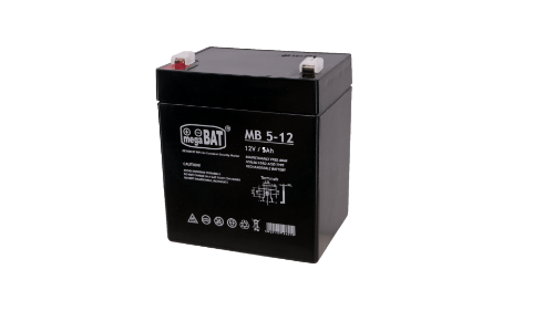 Picture of MPL VRLA MB 12V/5Ah  Battery MB 5-12 (90/70/101 mm)