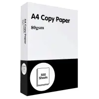Picture of Premium A4 Paper White Paper 80gsm 5*Reams (1 box)