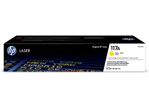 Picture of HP 117A Toner Yellow W2072A