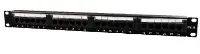 Picture of Gembird CAT6 24 port patch panel with rear cable management NPP-C624CM-001