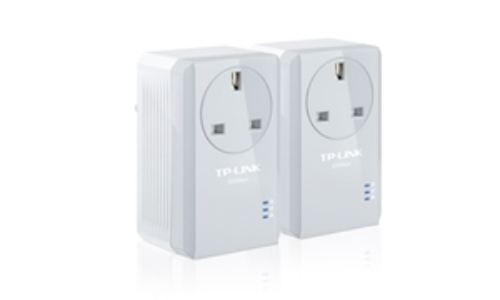 Picture of TP-Link TL-PA4010P KIT AV600 Passthrough Powerline Starter Kit