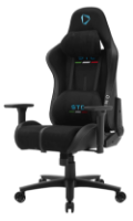 Picture of ONEX STC Alcantara L Series Gaming Chair Suede Black ONEX-STC-A-L-B