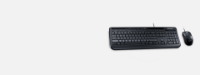 Picture of Microsoft Wired Desktop 600 Keyboard and Mouse Set (English) Black