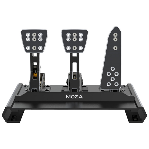 XPert. MOZA CRP Premium Load Cell Racing Pedal Set w 3-Stage Clutch