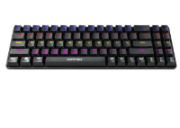 Picture of Cortek ALPHAR RGB Backlit Mechanical Gaming Mini Keyboard Wireless (Charging) Black with Red Switches (silent)