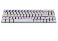 Picture of Cortek ALPHAW RGB Backlit Mechanical Gaming Mini Keyboard Wireless (Charging) White with Blue Switches