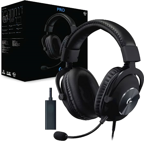 XPert. Logitech G PRO X Wired Gaming Headset Blue Mic - Black USB DAC