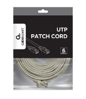 Picture of Gembird UTP Cat6 Patch cord, grey, 30 m  PP6U-30M