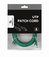 Picture of Gembird CAT6 UTP  Patch cord, green 5 m  PP6U-5M/G