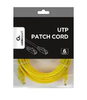 Picture of Gembird CAT6 UTP Patch cord 5m Yellow PP6U-5M/Y