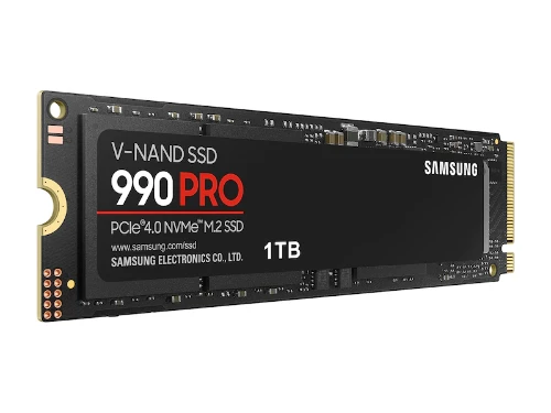 Picture of Samsung 1TB M.2 990 Pro PCIe 4.0/NVMe SSD Black