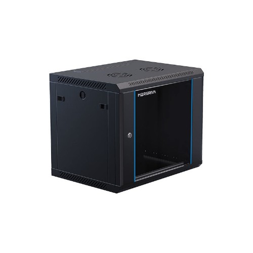 Picture of Marsriva WS6406 Wall-Mount Cabinet 600*450*6U 1x Shelf 1xFan