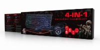 Picture of Gembird 4 in 1 Gaming Kit Keyboard/Mouse Headset/Mouse mat GGS-UMGL4-01