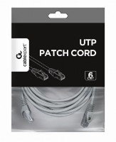 Picture of Gembird CAT6 UTP  Patch cord, grey, 5 m  PP6U-5M