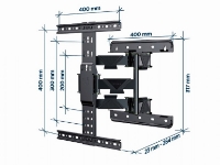 Picture of Gembird Full-Motion TV Wall Mount 32''-65''  WM-65ST-01