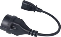 Picture of PowerWalker IEC Cable 10A C14/Type F Converter (20cm) Art No. 91015003