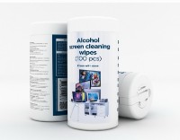 Picture of Gembird Alcohol Screen Cleaning Wipes x100 CK-AWW100-01