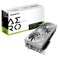 Picture of Gigabyte GeForce RTX4080 Super Aero OC 16GB Graphics Card White GV-N408SAERO OC-16GD G10