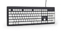 Picture of Gembird Chocolate Silent Keyboard  USB US Layout Black KB-CH-01