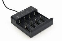 Picture of Gembird Ni-MH + Li-ion Fast Battery Charger Black BC-USB-02