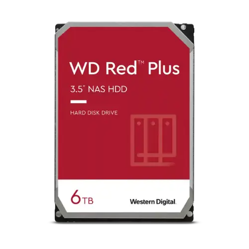 Picture of WD WD60EFPX Red Plus Internal Hard Drive 3.5'' 6TB SATA III Hard Drive