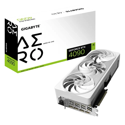 Picture of Gigabyte GeForce RTX 4090 Aero 24GB GDDR6X Graphics Card White GV-N4090AERO-24GD G10