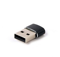 Picture of Gembird USB AM to Type-C female adapter Black A-USB2-AMCF-02