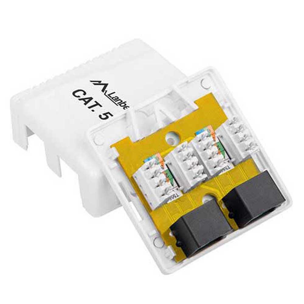 Lanberg UTP DATA BOX 2PORT UNSHIELDED CAT5E OU5-0002-W-Xpert.mt