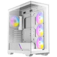 Picture of Antec C3 White ARGB  Mid-Tower Gaming Case w/ 4x120mm ARGB PWM Fans and Tempered Glass