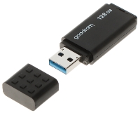 Picture of GOODRAM 128GB UME3 USB 3.2 Gen1 USB Black UME3-1280K0R11