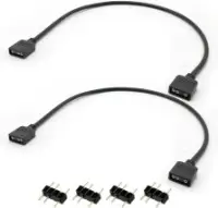 Picture of OEM 5V 3Pin ARGB Connector 1to1 Extension Cable for FAN LED