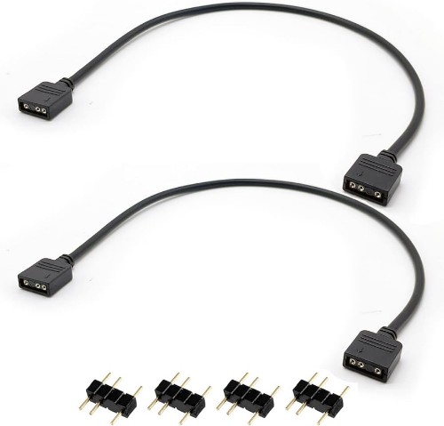 Picture of OEM 5V 3Pin ARGB Splitter Connector 1to1 Extension Cable for FAN LED