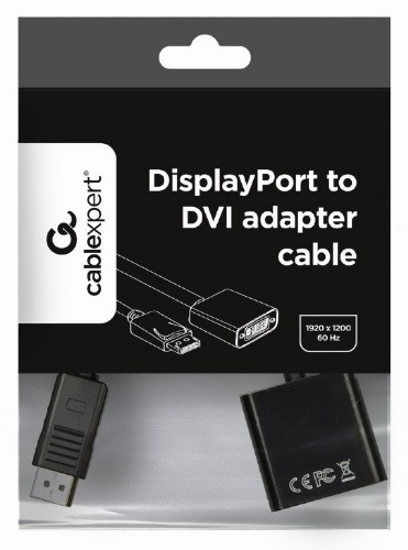 Picture of Gembird DisplayPort to VGA adapter cable black