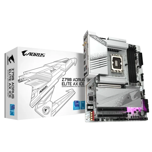 Picture of Gigabyte Z790 Aorus Elite AX ICE ATX Motherboard