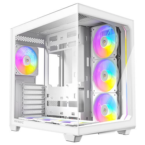 Picture of Antec C5 ARGB 7x120mm Fans 270° Full View Dual Chamber Case White 0-761345-10034-2