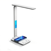 Picture of Mediatech MT222 Energy-Saving LED Desk Lamp 15W with touch control and wireless charger White