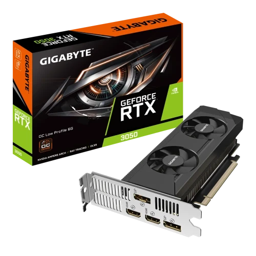 Picture of Gigabyte GeForce RTX 3050 OC Low Profile 6G NVIDIA Graphics Card