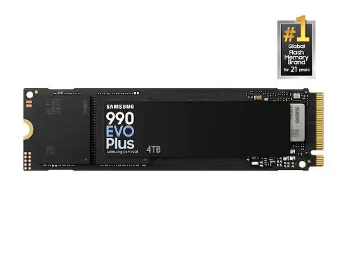 Picture of Samsung 4TB 990 EVO Plus M.2 NVMe PCIe 5.0 x 2 SSD